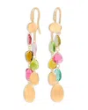 Marco Bicego 18k Yellow Gold Lunaria Tourmaline & Diamond Accent Multistrand Drop Earrings In Gold