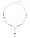 Marco Bicego 18k Yellow Gold Lunaria Tourmaline Multicolor Tourmaline & Diamond Lariat Necklace, 16.5-18 In Gold