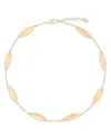 Marco Bicego 18k Yellow Gold Lunaria Twist Textured Elongated Link Collar Necklace, 16.5-18 In Gold