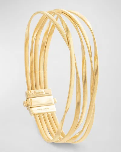 Marco Bicego 18k Yellow Gold Marrakech 5 Strand Coil Bangle In 05 Yellow Gold