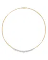 Marco Bicego 18k Yellow Gold Marrakech Diamond Graduated Cluster Collar Necklace, 16.5 In Gold