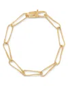 Marco Bicego 18k Yellow Gold Marrakech Onde Twisted Coil Large Link Chain Bracelet In Gold
