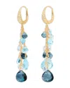 Marco Bicego Paradise Mixed Topaz Drop Earrings