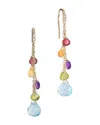 Marco Bicego 18k Yellow Gold Paradise Multi Gemstone & Diamond Drop Earrings In Gold