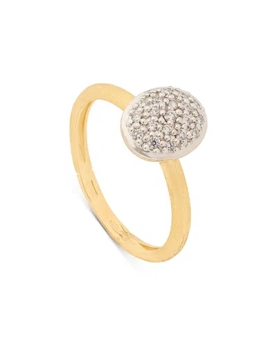 Marco Bicego 18k Yellow Gold Siviglia Diamond Cluster Ring