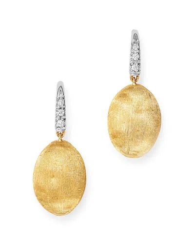 Marco Bicego 18k Yellow Gold Siviglia Diamond Drop Earrings - Exclusive In Gold-tone