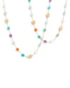 Marco Bicego 18k Yellow Gold Siviglia Multi Stone & Textured Bead Long Length Statement Necklace, 36 - Exclusive In Multi/gold