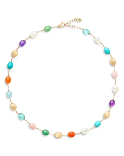 Marco Bicego 18k Yellow Gold Siviglia Multi Stone Collar Necklace, 16.5 - Exclusive In Multi/gold