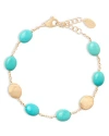 Marco Bicego Siviglia Turquoise Bracelet In Blue/gold