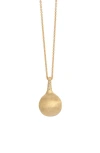 Marco Bicego Women's Africa Boules 18k Yellow Gold & 0.03 Tcw Diamond Pendant Necklace In 18k Yellow Gold