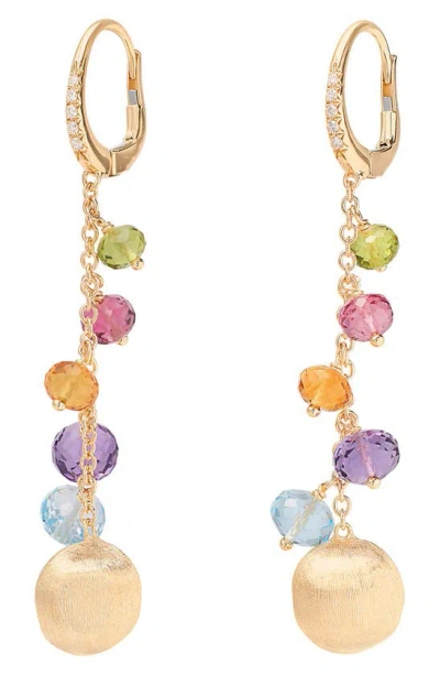 Marco Bicego Africa Lever Back Drop Earrings In Gold