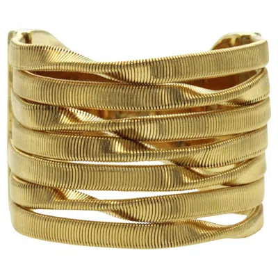 Pre-owned Marco Bicego Authentic  18k Yellow Gold Marrakech Seven Strand Ring