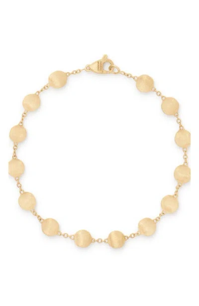 Marco Bicego Bead Station Bracelet In 18k Yellow Gold