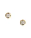 Marco Bicego Women's Delicati Diamond, 18k Yellow & White Gold Stud Earrings In White/gold