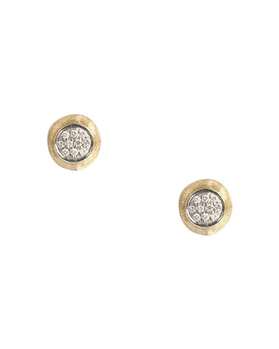 Marco Bicego Women's Delicati Diamond, 18k Yellow & White Gold Stud Earrings