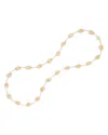 Marco Bicego Diamond Accented Long Necklace In 18k Yellow Gold, 0.79 Tcw In Gold
