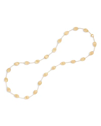 Marco Bicego Diamond Accented Long Necklace In 18k Yellow Gold, 0.79 Tcw