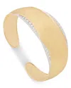 Marco Bicego Diamond Pave Cuff Bracelet In 18k Yellow Gold, 0.36 Tcw In Gold