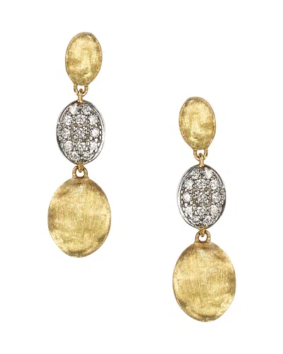 Marco Bicego Women's Siviglia Diamond & 18k Yellow Gold Triple-drop Earrings