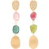 Marco Bicego Diamond Tourmaline Drop Earrings In Gold