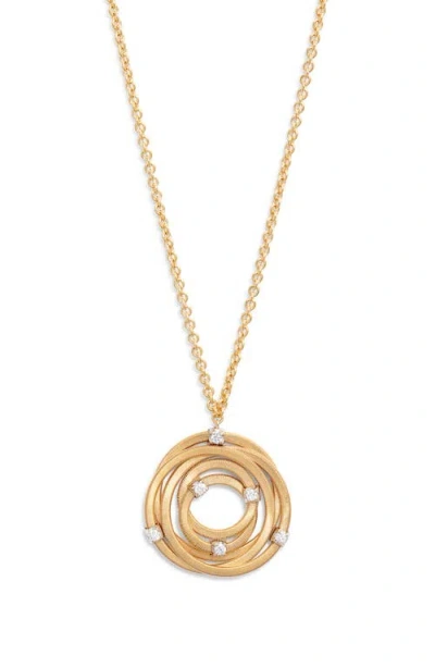 Marco Bicego Goa Diamond Pendant Necklace In Gold