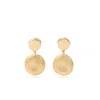 Marco Bicego Jaipur Collection 18k Yellow Gold Engraved And Polished Double Drop Earrings - Ob1775 In Yellow