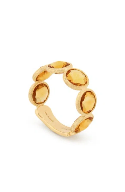 Marco Bicego Jaipur Color Citrine Band Ring In Gold