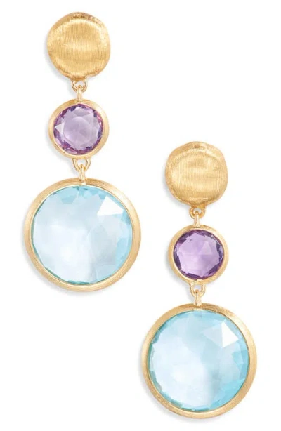 Marco Bicego Jaipur Color Drop Earrings In Gold