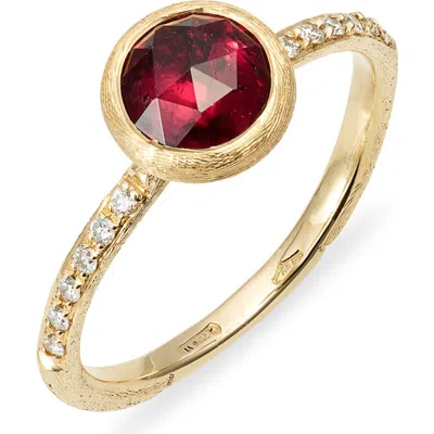 Marco Bicego Jaipur Color Stone & Diamond Stackable Ring In Multi