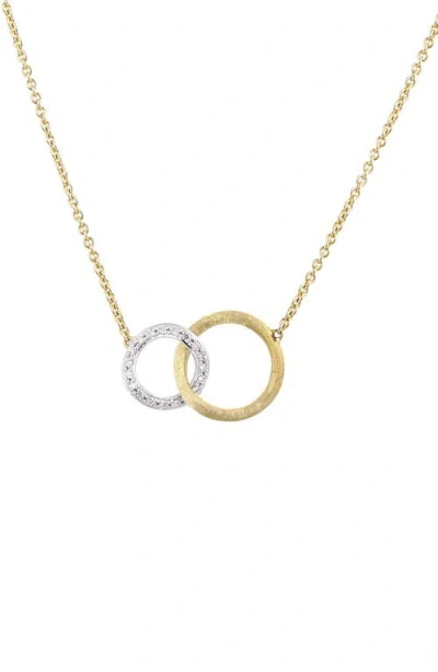 Marco Bicego Jaipur Interlock Pendant Necklace In 18k Yellow Gold