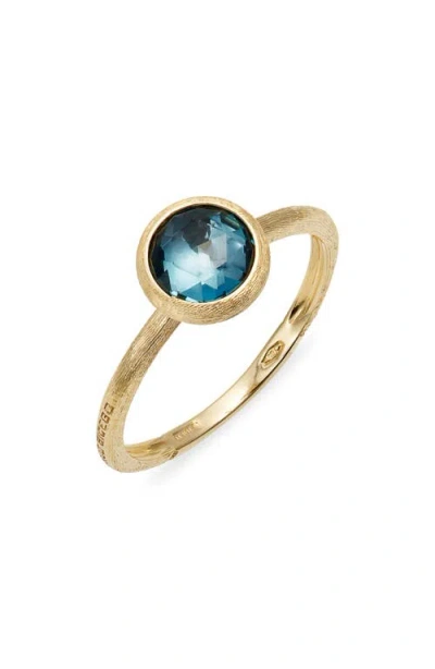 Marco Bicego Jaipur London Blue Topaz Ring In Multi