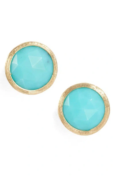 Marco Bicego Jaipur Semiprecious Stone Stud Earrings In Gold