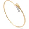 Marco Bicego Lucia 18k Gold & Diamond Bypass Bracelet In Gold