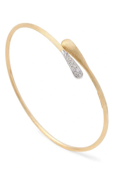 MARCO BICEGO MARCO BICEGO LUCIA 18K YELLOW GOLD & DIAMOND HUGGING CUFF BRACELET