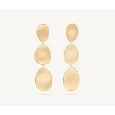 Marco Bicego Lunaria 18k Yellow Gold 3-drop Earrings In ["yellow"]