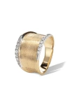 Marco Bicego Lunaria 18k Yellow Gold & Diamond Small Ring In Yellow Gold/diamond