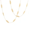 Marco Bicego Lunaria 18k Yellow Gold Long Necklace In Gold
