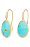 Marco Bicego Lunaria Charoite & Diamond Drop Earrings