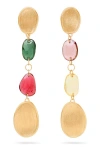 Marco Bicego Lunaria Color Drop Earrings In Gold