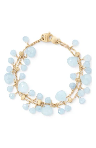 Marco Bicego Lunaria Double Strand Bracelet In 18k Yellow Gold