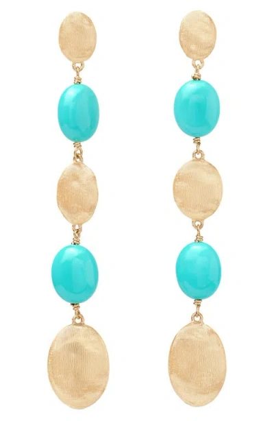 MARCO BICEGO MARCO BICEGO LUNARIA DROP EARRINGS