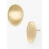 Marco Bicego 'lunaria' Large Stud Earrings In 18k Yellow Gold