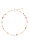 Marco Bicego Lunaria Station Necklace In Gold