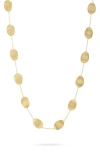Marco Bicego Lunaria Station Necklace In Gold
