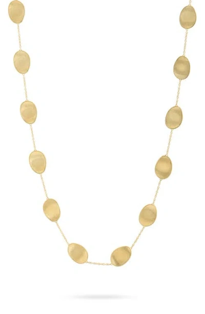 Marco Bicego Lunaria Station Necklace In Gold