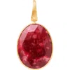Marco Bicego Lunaria Thulite Pendant In Red
