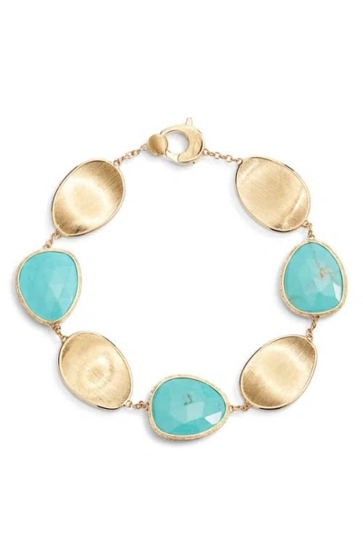 Marco Bicego Lunaria Turquoise Bracelet In Multi