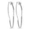 Marco Bicego Marrakech 18k White Gold Hoop Earrings Mb13-070225 In White