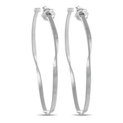 Marco Bicego Marrakech 18k White Gold Hoop Earrings Mb13-070225