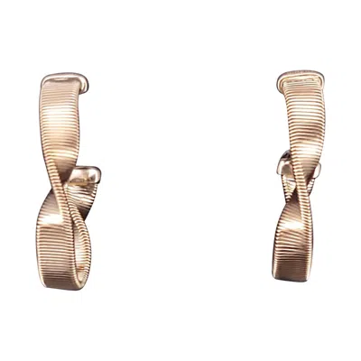 Pre-owned Marco Bicego Marrakech 18k Yellow Gold Coil Hoops Earrings
